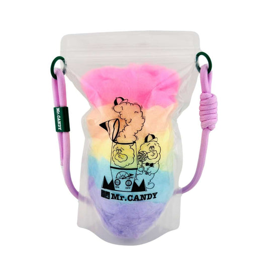 Colorful Cotton Candy Rainbow 【ストラップ付きパック50g】